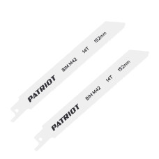 Полотно пильное по металлу для сабельной пилы (152х19х0.92 мм, 14T, 2 шт.)