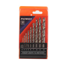 Набор сверл по металлу (1.0-10.0 мм, 10шт.)