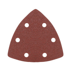 Треугольник шлифовальный на липучке (80х80х80 мм, Р100, 5 шт.)