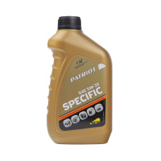 Масло 4-х тактное полусинтетическое PATRIOT Specific High-Tech 5W30 SJ/CF